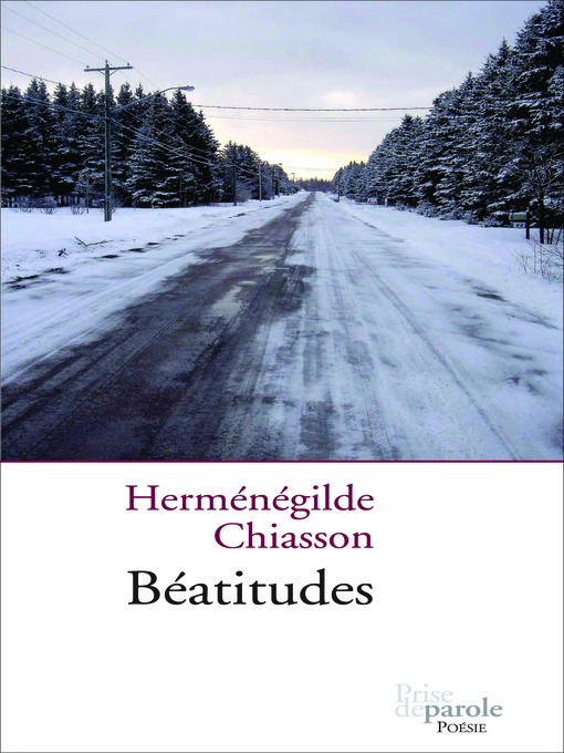 Title details for Béatitudes by Herménégilde Chiasson - Available